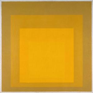 Study for Homage to the Square: Departing in Yellow 1964 by Josef Albers 1888-1976